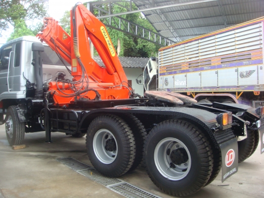 NISSAN-UD CWM430 - 290 HP พร้อมเฮียบพับ 5 ตัน 4 ปลอก NISSAN-UD CWM430 - 290 HP พร้อมเฮียบพับ 5 ตัน 4 ปลอก