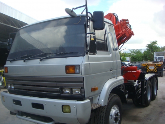 NISSAN-UD CWM430 - 290 HP พร้อมเฮียบพับ 5 ตัน 4 ปลอก NISSAN-UD CWM430 - 290 HP พร้อมเฮียบพับ 5 ตัน 4 ปลอก