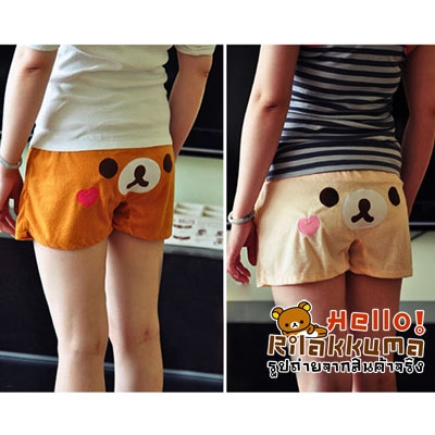 ขายกางเกงขาสั้น ลายหมีรีลัคคุมะ หมีน้อยโคริ ไก่โทริ 3ชิ้น
