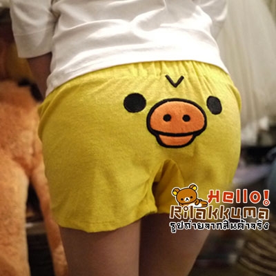 ขายกางเกงขาสั้น ลายหมีรีลัคคุมะ หมีน้อยโคริ ไก่โทริ 3ชิ้น