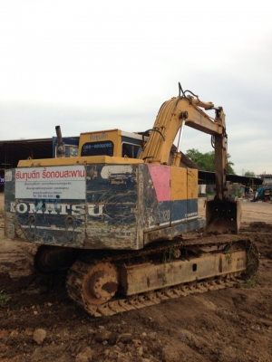 ขายแม็กโครKoMATSU PC 120 รถสวยพร้อมรายหัวแจะรถใช่งานดีมาก