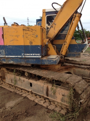 ขายแม็กโครKoMATSU PC 120 รถสวยพร้อมรายหัวแจะรถใช่งานดีมาก