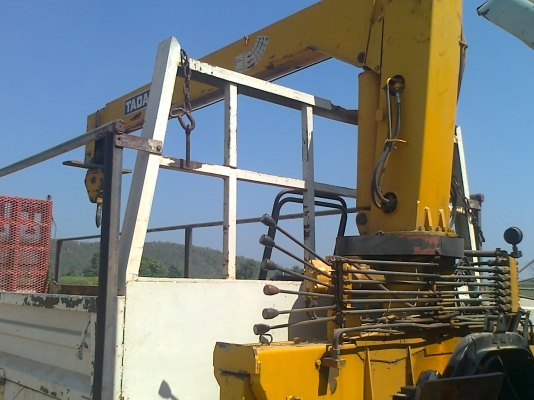 ISUZU FTR32HR 195 กระบะคาร์โก้ ติดเครน 3 ตัน หางไฮดรอลิก บรรทุกคูโบต้า