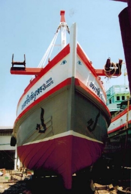 ขายเรือประมงสภาพดี เจ้าของเรือขายเอง คุณอำนาจ โทร 0843628545