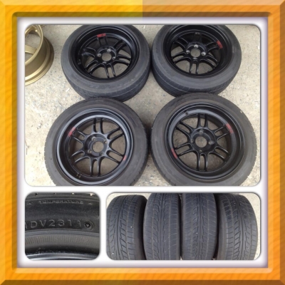 ขายแม็กมือ2 RPF 1 ขอบ15 กว้าง 8 + ยางปี11 ราคา 12,900 บาทถูก