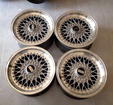 ขายล้อ BBS ขอบ 16x7.5 ใส่ 4/100-114.3 สภาพสวย พร้อมใช้งานครับ