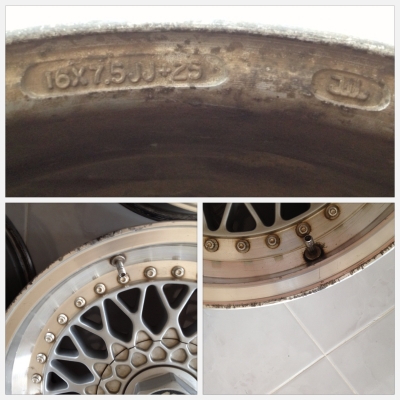 ขายล้อ BBS ขอบ 16x7.5 ใส่ 4/100-114.3 สภาพสวย พร้อมใช้งานครับ