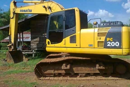 KOMATSU PC200-8 ปี2007ใช้งาน8000ช.มเศษไฟฟ้าครบ
