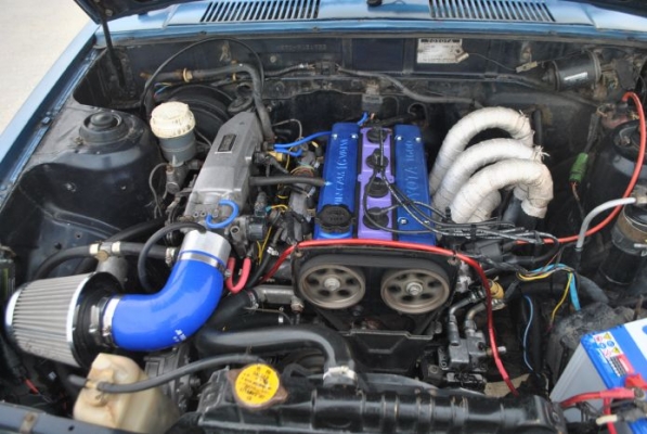 ขายโตโยต้า เคอี70  4AGE เกียร์ธรรมดา แก๊สLPG