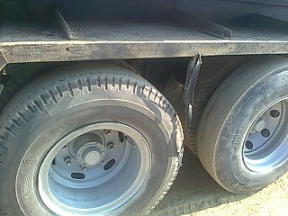 ลูกพ่วงดั้ม  สามคาน แท้  ปี 50 กะบะสามมิตรลอนเฉียง  ยาว 6.80  เมตร