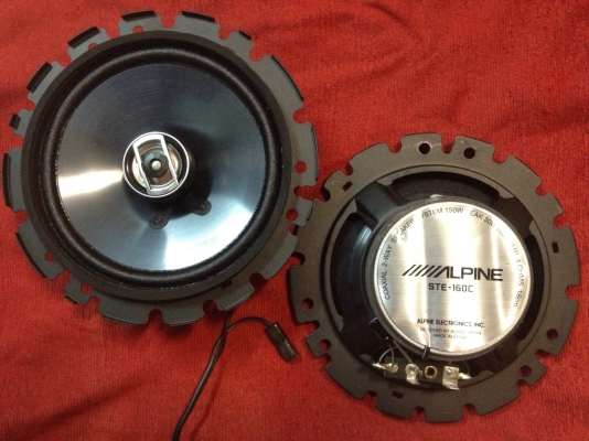 ลำโพง Alpine STE-160C ลำโพงแกนร่วม 2 ทาง กลาง/แหลม