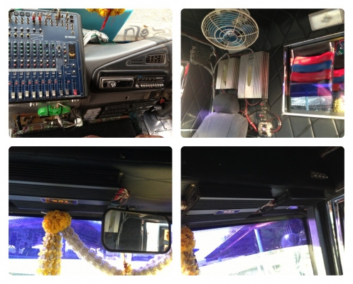 ขายรถบัสพัดลมชั้น ทรงครึ่งใบไม้ เครื่อง Hino P11 turbo 320