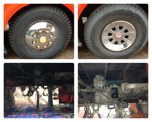 ขายรถบัสพัดลมชั้น ทรงครึ่งใบไม้ เครื่อง Hino P11 turbo 320