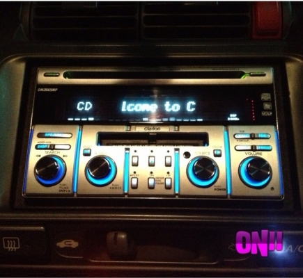 ชุดเครื่องเสียงถอดออกจากรถ Clarion ครบชุดติดตั้งได้เลย สวยๆ