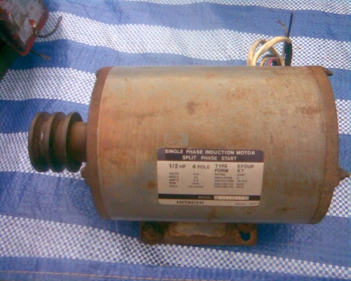 มอเตอร์ฮิตาชิ 1/2  แรง
