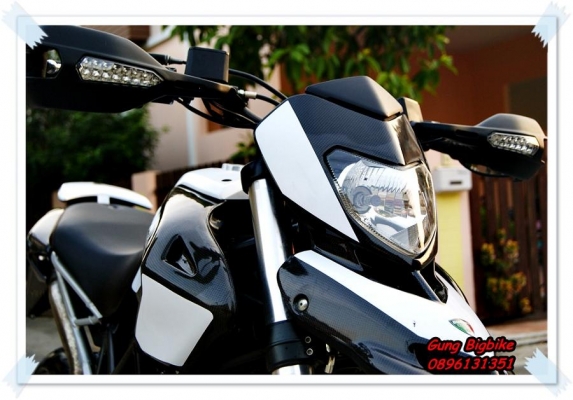 ขาย Hypermotard 796 carbon/white ปี 2011 รถศูนย์ทองหล่อ<รับเทิร์น>