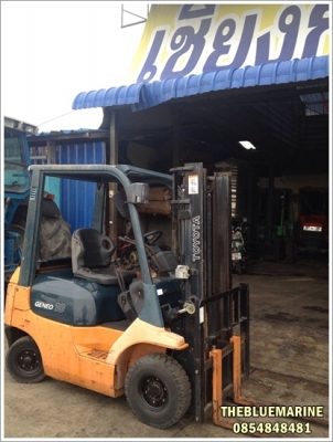 Toyota 7FGL10 ยกได้ 1 ตัน เครื่องแน่นๆ สภาพพร้อมลุย ราคาถูกค่า