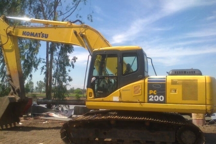 KOMATSU PC200-7 ใช้งาน10000ช.มเศษ รถสวยไฟฟ้าครบ