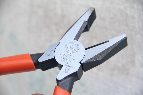 คีมปากจิ้งจก Shell made in japan คีมปากจิ้งจก Shell made in japan