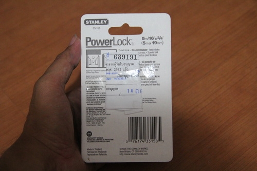 ตลับเมตร Stanley ขนาดยาว 5 เมตร ตลับเมตร Stanley ขนาดยาว 5 เมตร