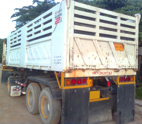 ขาย รถพ่วงดัมพ์ 22 ล้อ แม่-ลูก 3 คาน ISUZU FXZ 360