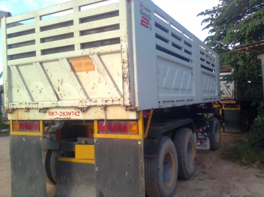 ขาย รถพ่วงดัมพ์ 22 ล้อ แม่-ลูก 3 คาน ISUZU FXZ 360