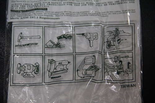 แว่นตานิรภัย แว่นตานิรภัย