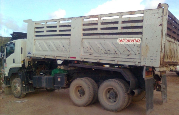 ขาย รถพ่วงดัมพ์ 22 ล้อ แม่-ลูก 3 คาน ISUZU FXZ 360