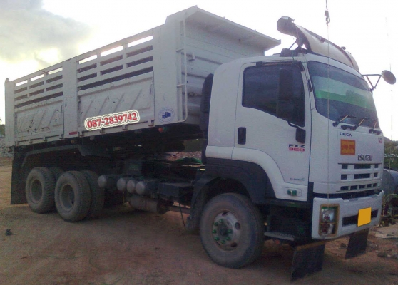 ขาย รถพ่วงดัมพ์ 22 ล้อ แม่-ลูก 3 คาน ISUZU FXZ 360