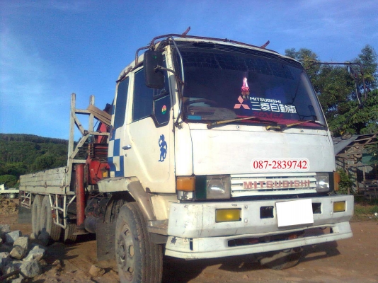 ขายรถบรรทุก 10ล้อ 2เพลา ติดเครน (เฮี๊ยบพับ) PALFINGER 6ตัน