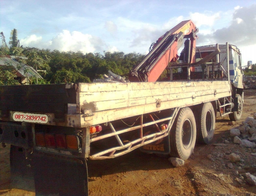 ขายรถบรรทุก 10ล้อ 2เพลา ติดเครน (เฮี๊ยบพับ) PALFINGER 6ตัน