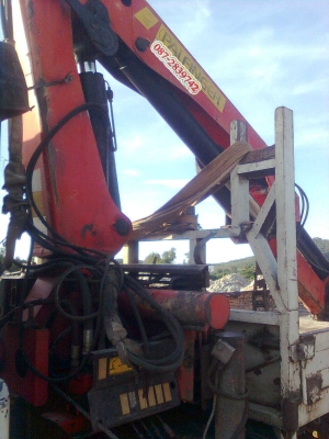 ขายรถบรรทุก 10ล้อ 2เพลา ติดเครน (เฮี๊ยบพับ) PALFINGER 6ตัน