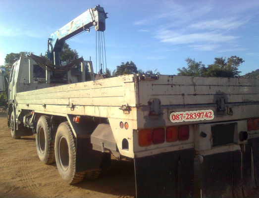 ขาย รถบรรทุก 10ล้อ 2เพลา ติดเครน TADANO 5ตัน 2ชัก