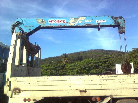 ขาย รถบรรทุก 10ล้อ 2เพลา ติดเครน TADANO 5ตัน 2ชัก