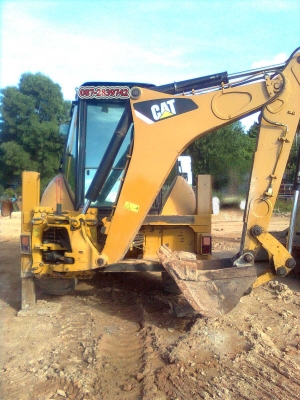 ขาย ตักหน้า-ขุดหลัง CAT 422E 4,300ชม.  ติดไลท์พร้อมหัวกระแทก