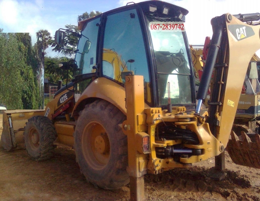 ขาย ตักหน้า-ขุดหลัง CAT 422E 4,300ชม.  ติดไลท์พร้อมหัวกระแทก