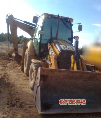 ขาย ตักหน้า-ขุดหลัง CAT 422E 4,300ชม.  ติดไลท์พร้อมหัวกระแทก