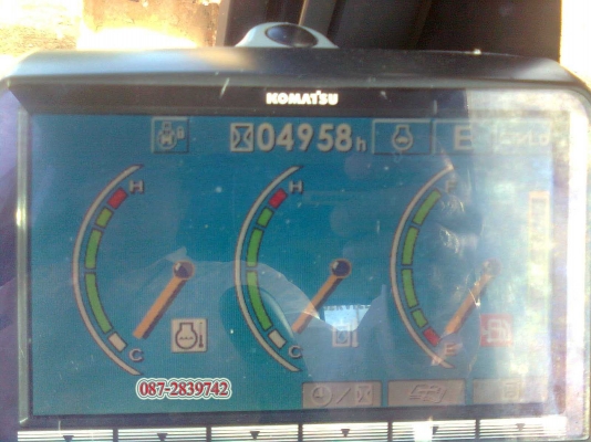 ขาย แบคโฮ 4,9xxชม.  KOMATSU PC130-8