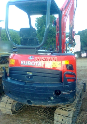 ขายแบคโฮ 2,3xxชม.  ติดไลท์ KUBOTA ขนาด 3 ตัน รุ่นKK91-357