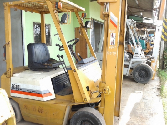 ขายรถยกเก่านอก KOMATSU  น้ำหนักยก 1 ตัน เครื่องเบนซิน เก่านอกยังไม่เคยใช้งานในไทย
