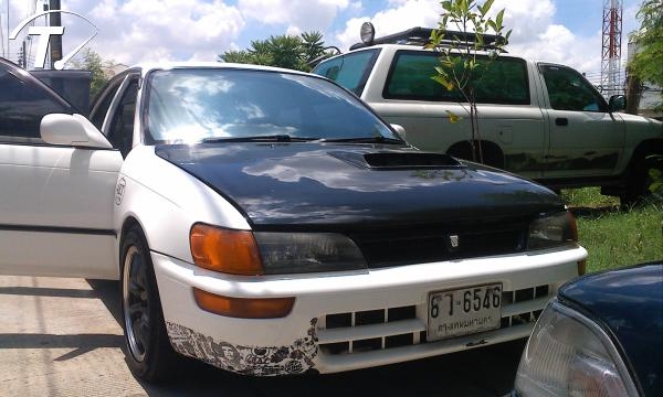 TOYOTA, CORONA 1.6 DX สีขาว เกียร์ธรรมดา เครื่อง4e turbo