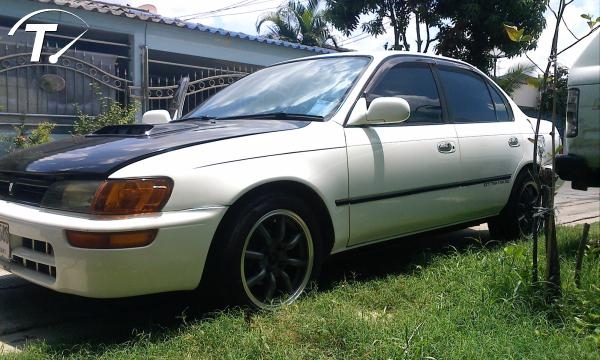 TOYOTA, CORONA 1.6 DX สีขาว เกียร์ธรรมดา เครื่อง4e turbo TOYOTA, CORONA 1.6 DX สีขาว เกียร์ธรรมดา เครื่อง4e turbo