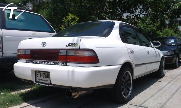 TOYOTA, CORONA 1.6 DX สีขาว เกียร์ธรรมดา เครื่อง4e turbo TOYOTA, CORONA 1.6 DX สีขาว เกียร์ธรรมดา เครื่อง4e turbo
