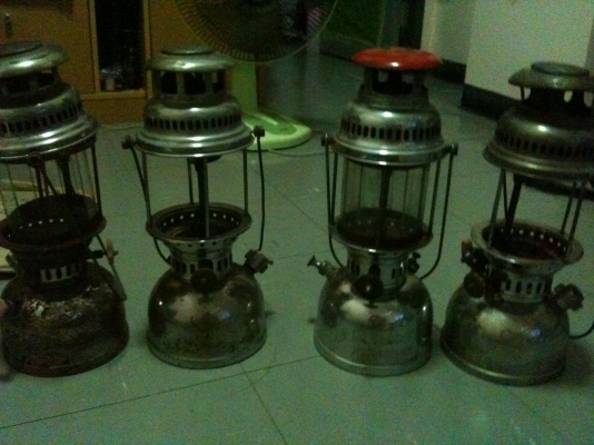 ตะเกียงเจ้าพายุหลายรายการ