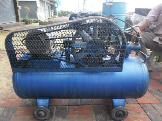 ขายปั๊มลมPUMA1/2Hp 2สูบถัง64ลิตรมอเตอร์มิสซูสีเดิมไม่รั่วไม่ซึม