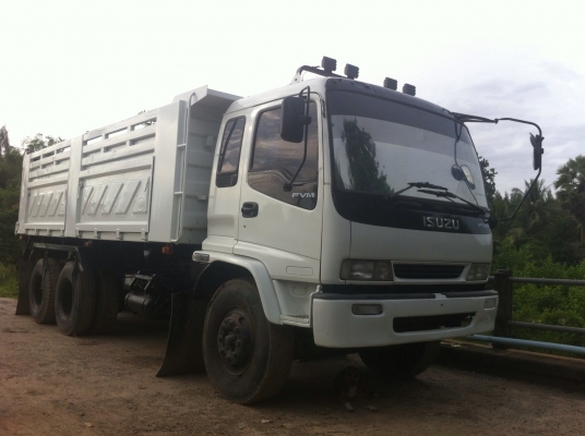ISUZU DECA ยูโร1 195 Hp รถห้างแท้ 2 เพลา ดัมพ์สามมิตรลอนเฉียง (ทีมงานรถคุณภาพ)