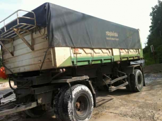 ขายรถพ่วง 18 ล้อ 2 เพลา ดั้ม แม่-ลูก กระบะเหล้ก อู่.สามมิตรล๊อนเฉียง ISUZU FXZ DECA 270 ยูโรทู ปี.47 รถสวยมาก ยางเต็ม