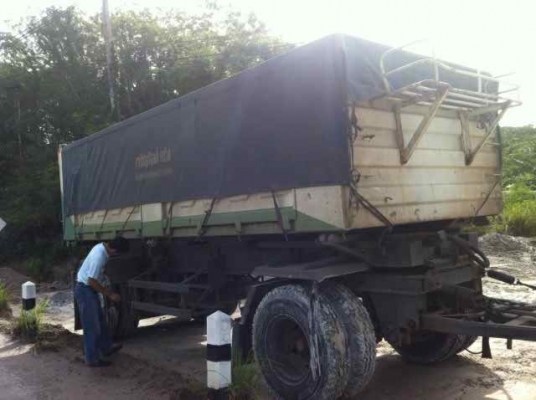 ขายรถพ่วง 18 ล้อ 2 เพลา ดั้ม แม่-ลูก กระบะเหล้ก อู่.สามมิตรล๊อนเฉียง ISUZU FXZ DECA 270 ยูโรทู ปี.47 รถสวยมาก ยางเต็ม