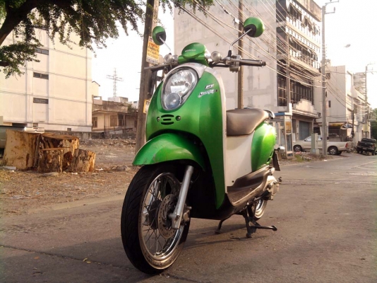 ขออนุญาติขาย HONDA Scoopy-i 110 cc. ปี53 มือเดียว สีเขียวขาว