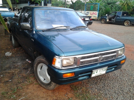 ***ขายแล้วครับขอบคุณ Truck2hand ขาย กระบะแค็ป TOYOTA, HILUX MIGHTY-X 2.5GL X-TRA CAB ปี38/95 โป่งหลังแท้ เครื่องดี2.5แห้งจริง แรงจัดไม่มีเยิ้ม ช่วงล่างแน่น คัสซีสวยเดิมไม่มีผุ หน้า-หลังเดิม สีสวยภายในสวย คอนโซลครบ แอร์เย็น พ.พาวเวอร์ ยางดี4เส้น พื้นปูกระบ